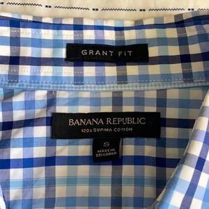 Banana republic 120s supima cotton men’s shirt,S size